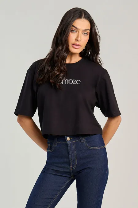 Cropped Over Osmoze em Algodão Premium