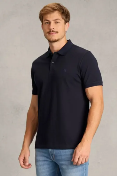 Polo Piquet Básica Masculina Collor PraVc