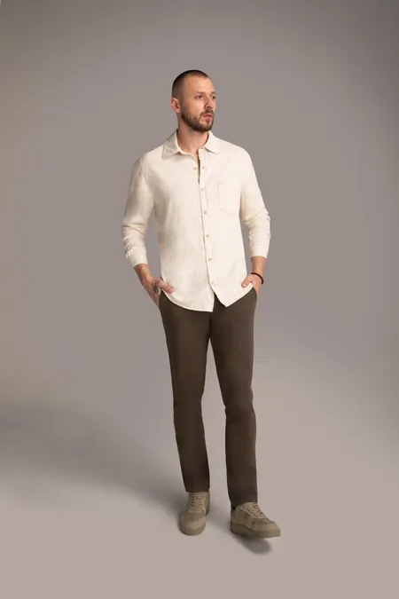 Calça Sarja Masculina Skinny Tuaren