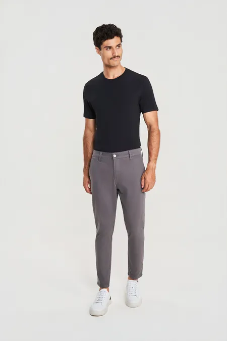Calça Masculina Alfaiataria Cropped Bariloche Puramania Calça Masculina Alfaiataria Cropped Bariloche Puramania