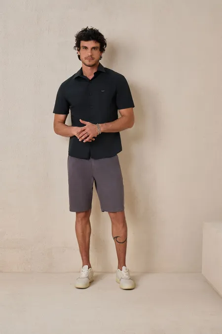 Bermuda Jeans Puramania Casual Comfort