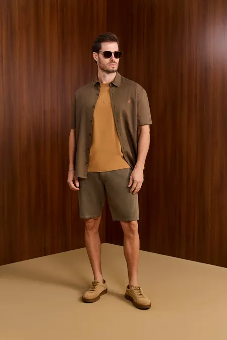 Camisa Slub Collor Puramania Camisa Slub Collor Puramania