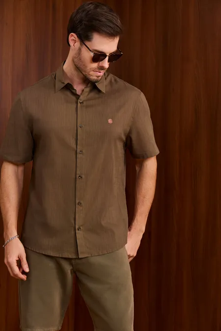 Camisa Slub Collor Puramania