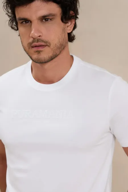 Camiseta Masculina Puramania com Estampa Frontal