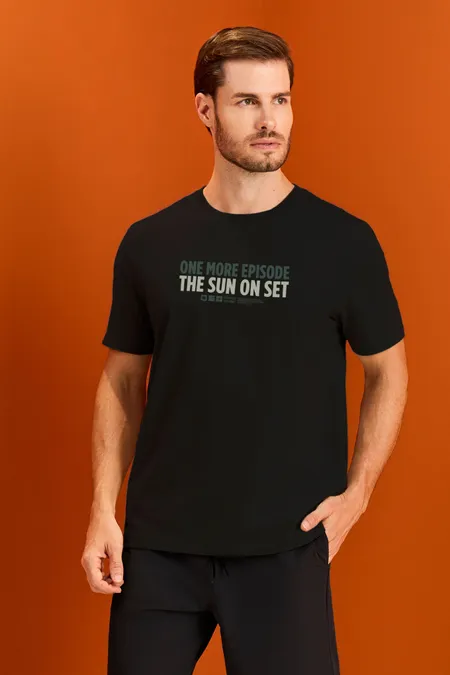 Camiseta Masculina Slim Estampada Puramania