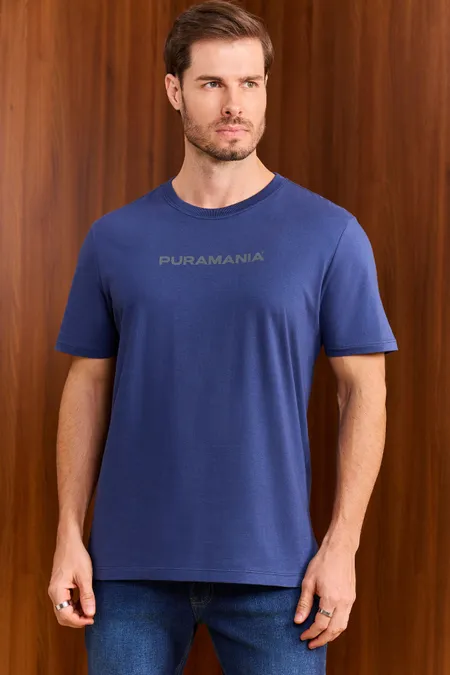 Camiseta Masculina Slim Institucional Puramania