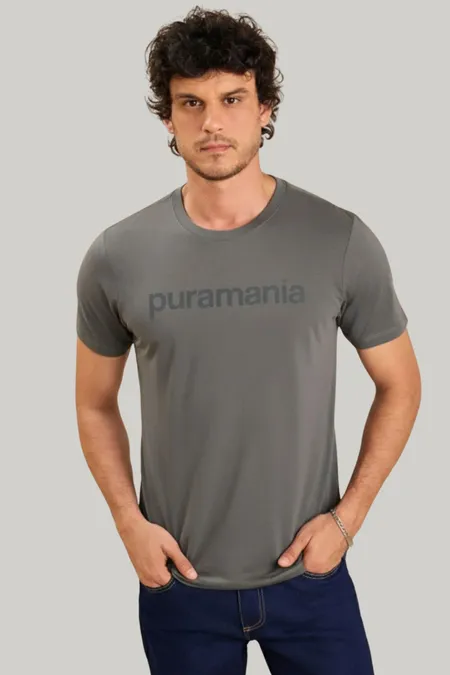Camiseta Masculina Institucional Manga Curta em Algodão Puramania Camiseta Masculina Institucional Manga Curta em Algodão Puramania