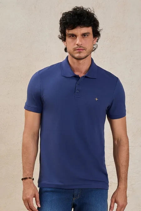 Polo Masculina New Navy Puramania
