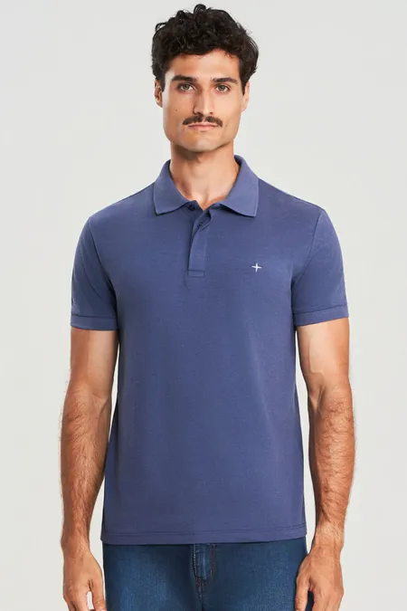 Polo Masculina Piquet Collor Puramania Polo Masculina Piquet Collor Puramania