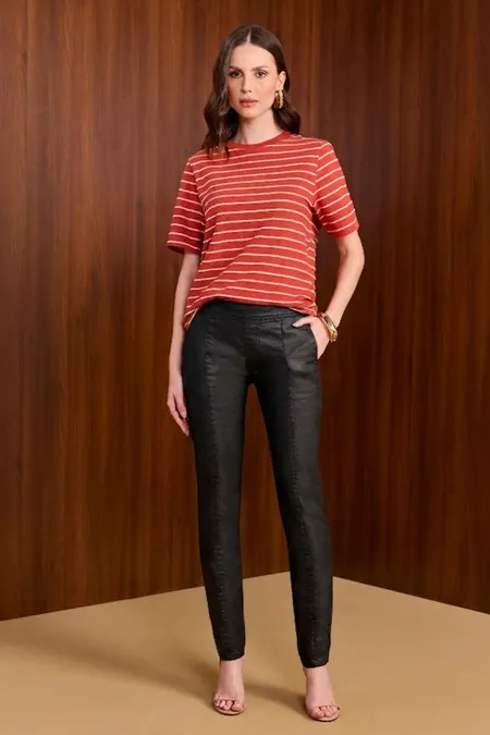 Calça Jeans Wide Leg Feminina em Algodão Puramania