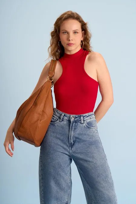 Blusa Feminina Nadador com Gola Alta Puramania Blusa Feminina Nadador com Gola Alta Puramania