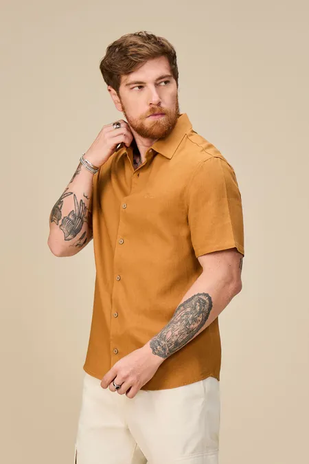 Camisa Unissex em Linho Clássico Collor Osmoze