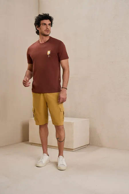 Bermuda Jeans Masculina Cargo Puramania Bermuda Jeans Masculina Cargo Puramania
