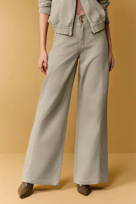 Calça Feminina Wide Leg Collor Puramania