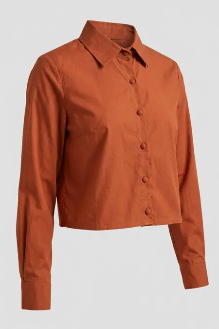 Camisa Cropped Monaco Feminina  Puramania