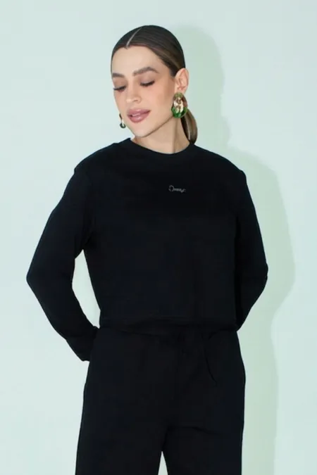 Moletom Cropped Feminino Collor Osmoze