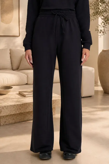 Calça Feminina Wide Leg Moletom PraVc