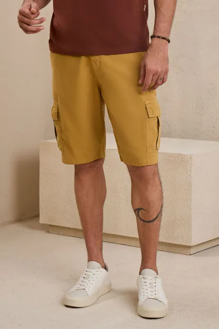 Bermuda Jeans Masculina Cargo Puramania
