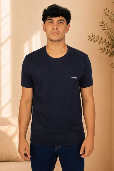 Camiseta Básica Masculina Dolamitas Marinho Tuaren