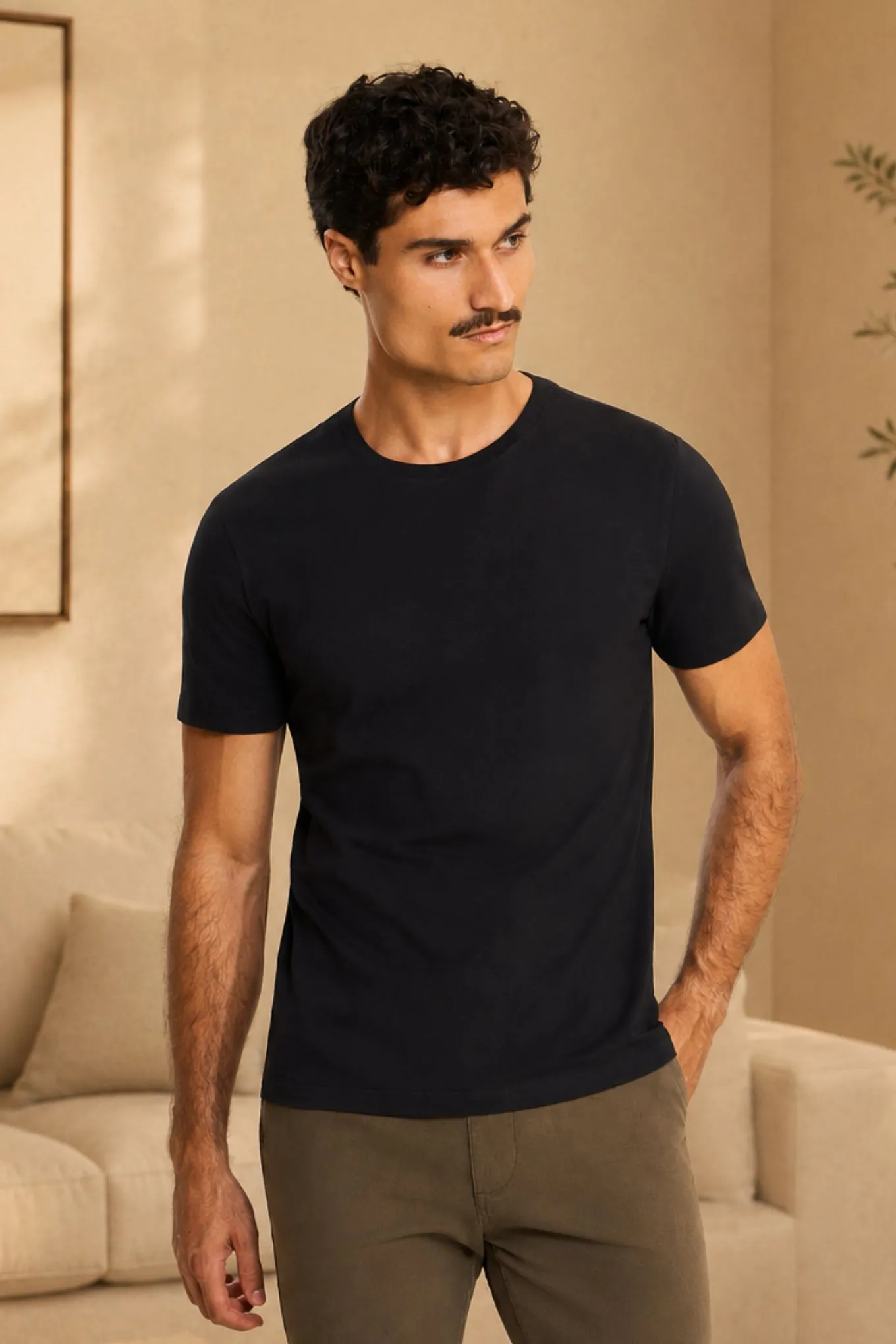 Kit 2 Camisetas Masculinas Essenciais Básicas PraVc Kit 2 Camisetas Masculinas Essenciais Básicas PraVc