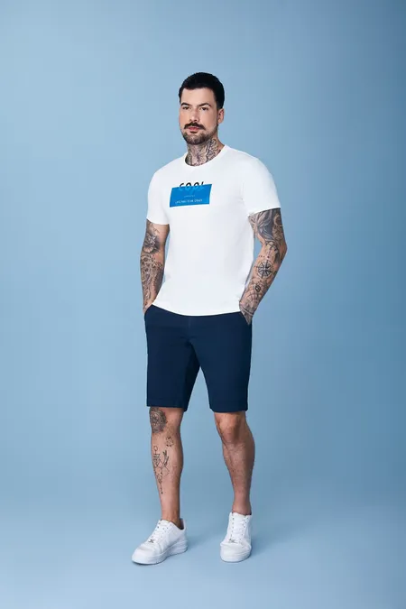 Bermuda Sarja Alfaiataria Masculina Osmoze