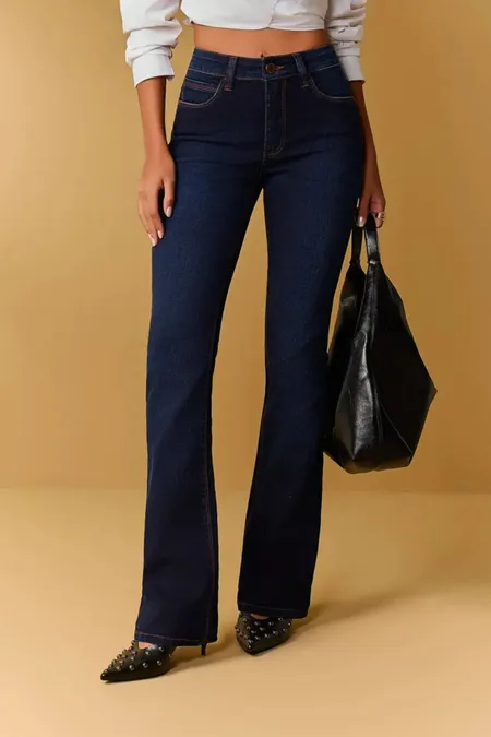 Calça Jeans Feminina Itália Micro Flare Puramania