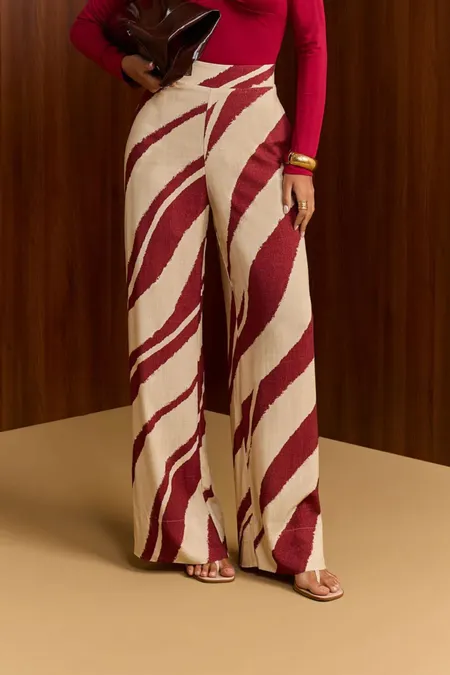 Calça Feminina Viscose Estampa Sensation Puramania