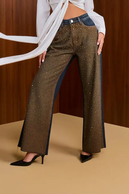 Calça Jeans Wide Leg Termocolante Puramania