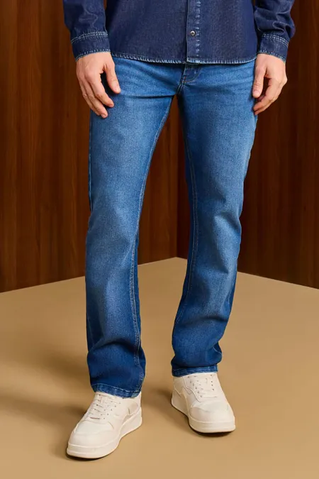 Calça Jeans Rio Masculina Blue Médio Puramania
