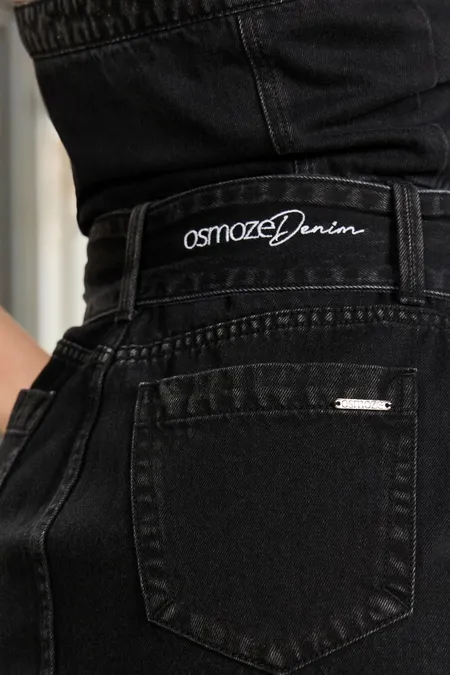 Vestido Jeans Curto Feminino em Algodão Osmoze